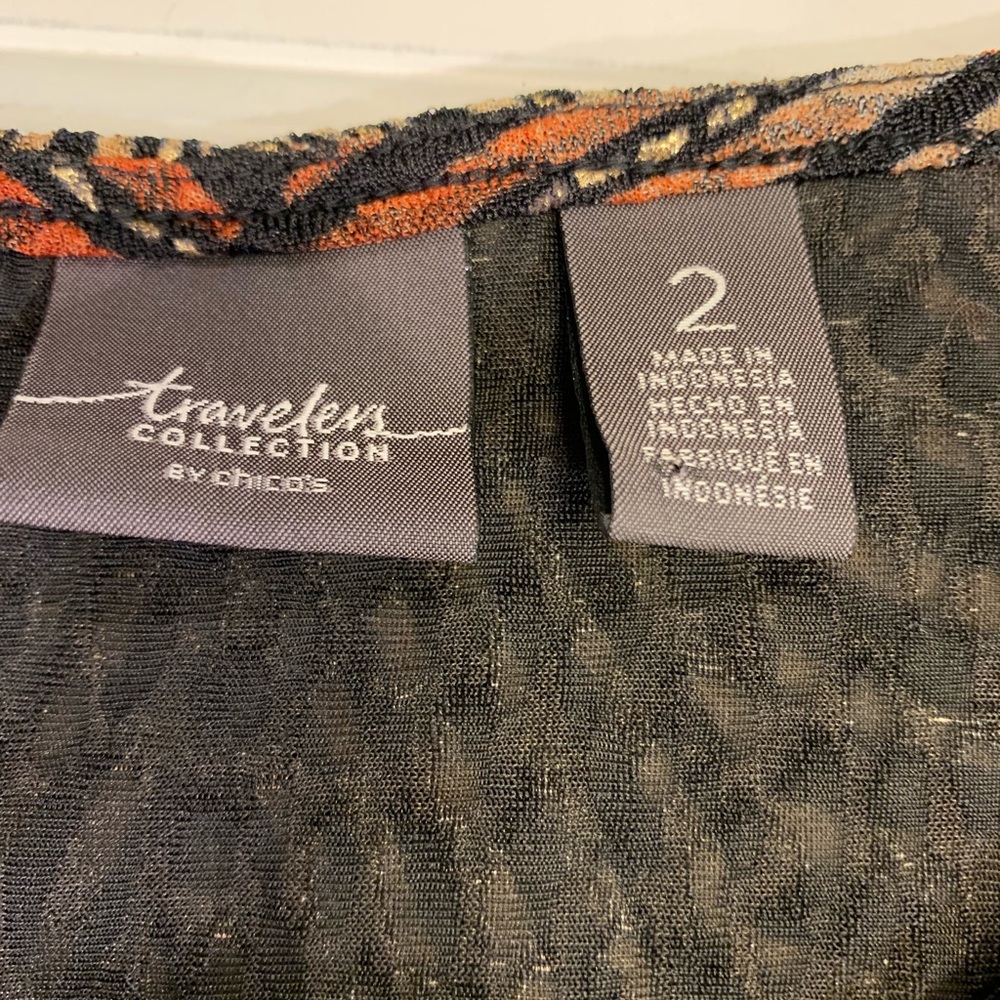 Travelers collection by Chicos size 2  shirt - Picture 2 of 6